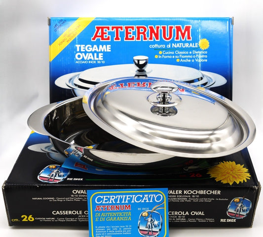 Tegame ovale con coperchio Aeternum