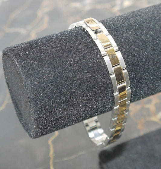 Bracelet en acier plaqué or -Pas I'M-