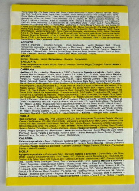 Pieghevole Concorso "Mattel 10 e Lode" volantino vista retro