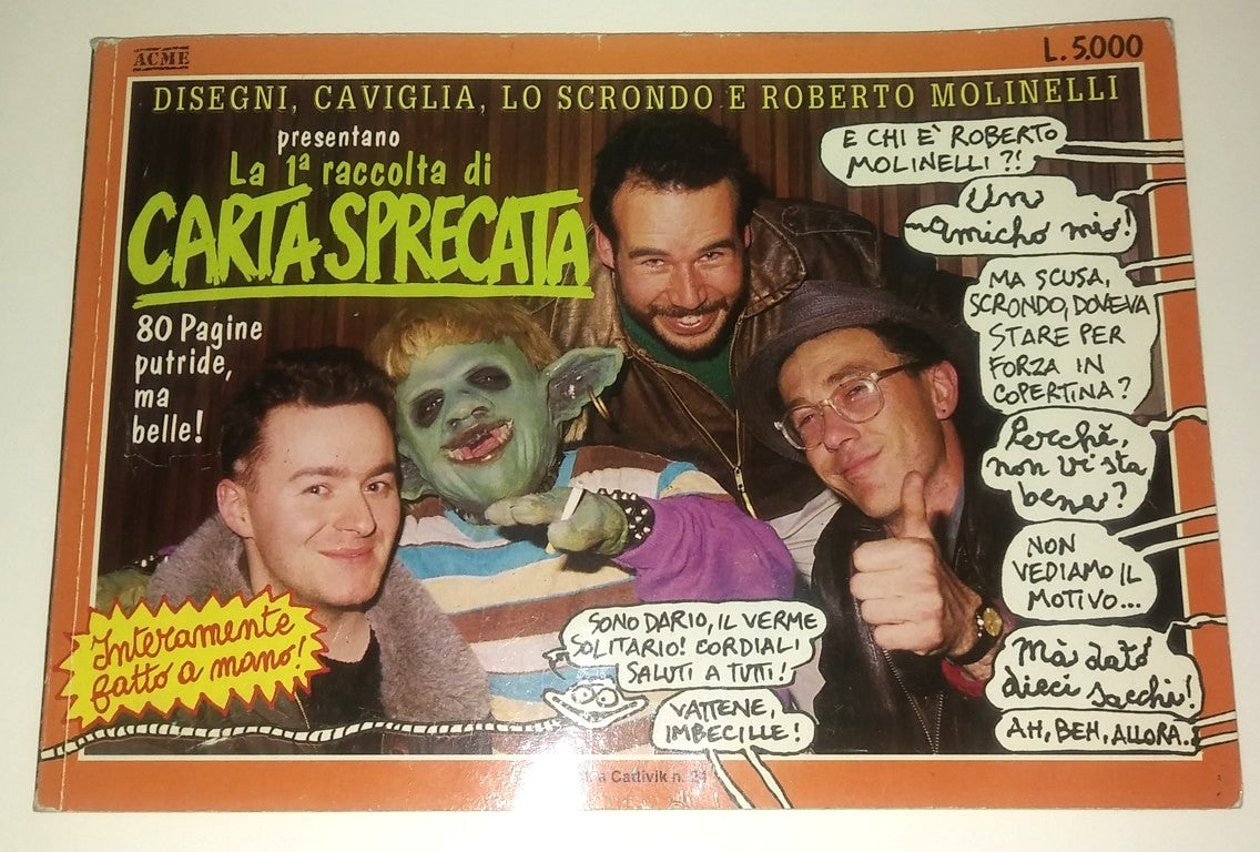 Papier gaspillé 1 - Dessins et cheville - Édition ACME - Période : 1991