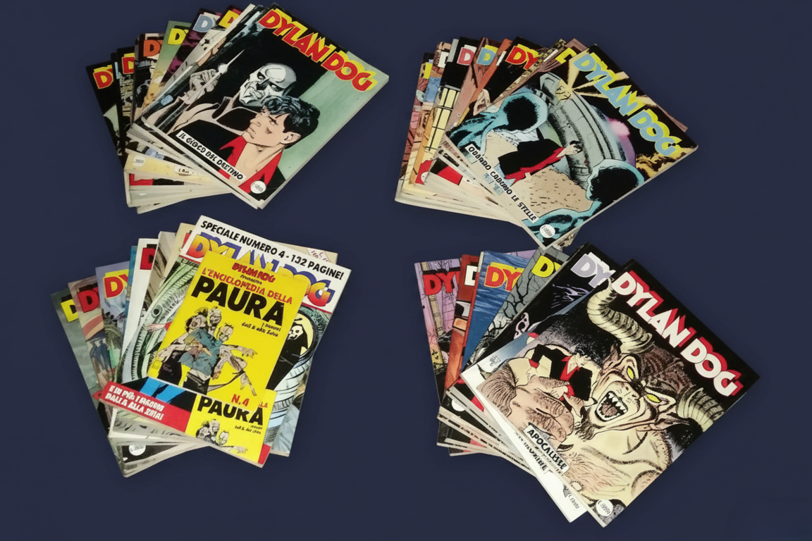 Dylan Dog - L'Indagatore dell'Incubo Collezione parziale dettaglio copertina albi