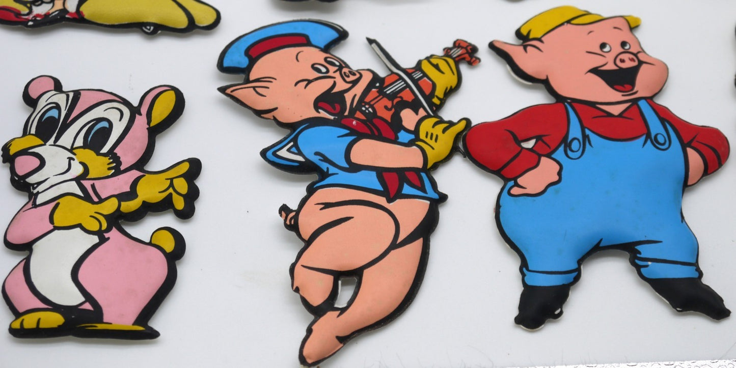 Figurine Plasteco Formaggini Mio - Lotto personaggi vari- 16 pezzi Epoca:1965/75