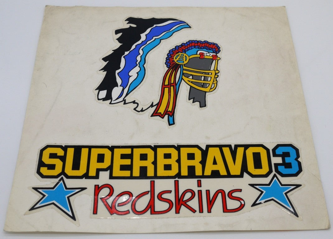 Piaggio Superbravo3 Redskins Original Graphics Carter - 1 pc - Period: 1987