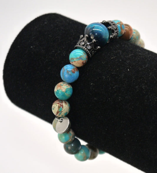 Bracelet pour femme Ivan Basile avec pierre naturelle - Kilgharrah -