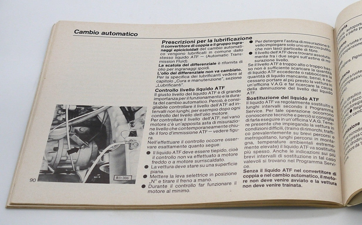 Manuel du propriétaire d'origine VW Golf - Période : 1979
