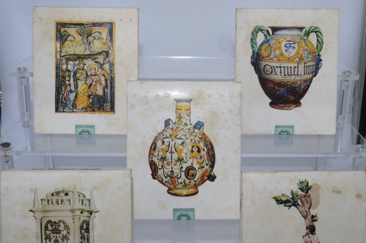 Set of 5 Vintage Matchboxes - Saffa Italian Maioliche - 5 pieces - Period: 1970/80