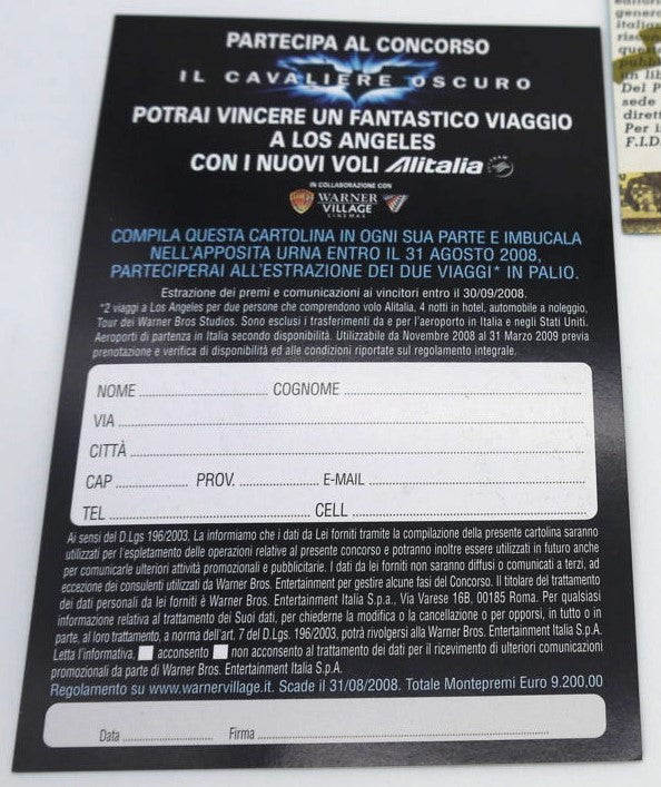 Mini-série d'autocollants Batman vintage - 10 pièces - Période : 1989