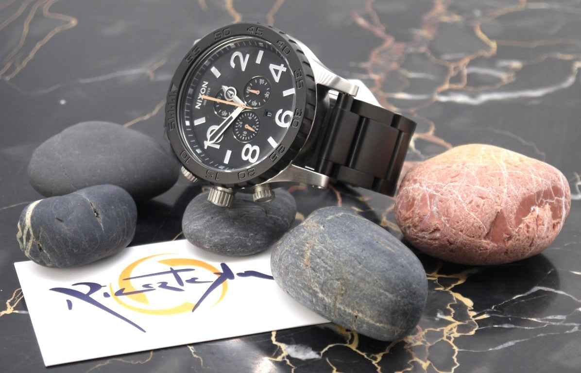 Orologio da Uomo Nixon 51-30 Chrono Black Steel-cod:A0832541