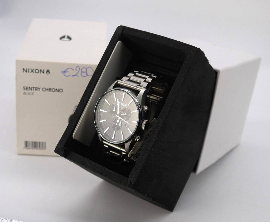 Orologio da Uomo NIXON Sentry Chrono Black -A386 000