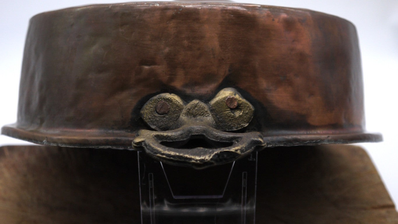 Egg/snail pot - Copper - Period: 1960-1970