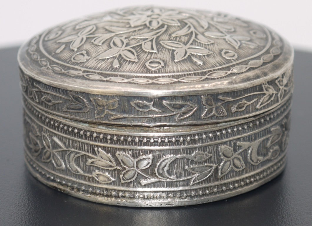 Mini 925 Silver Jewelry Box - England - Period: 1900