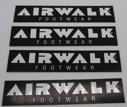 Stickers vintage Originali "Airwalk" -8 pz- Epoca:1995/1996