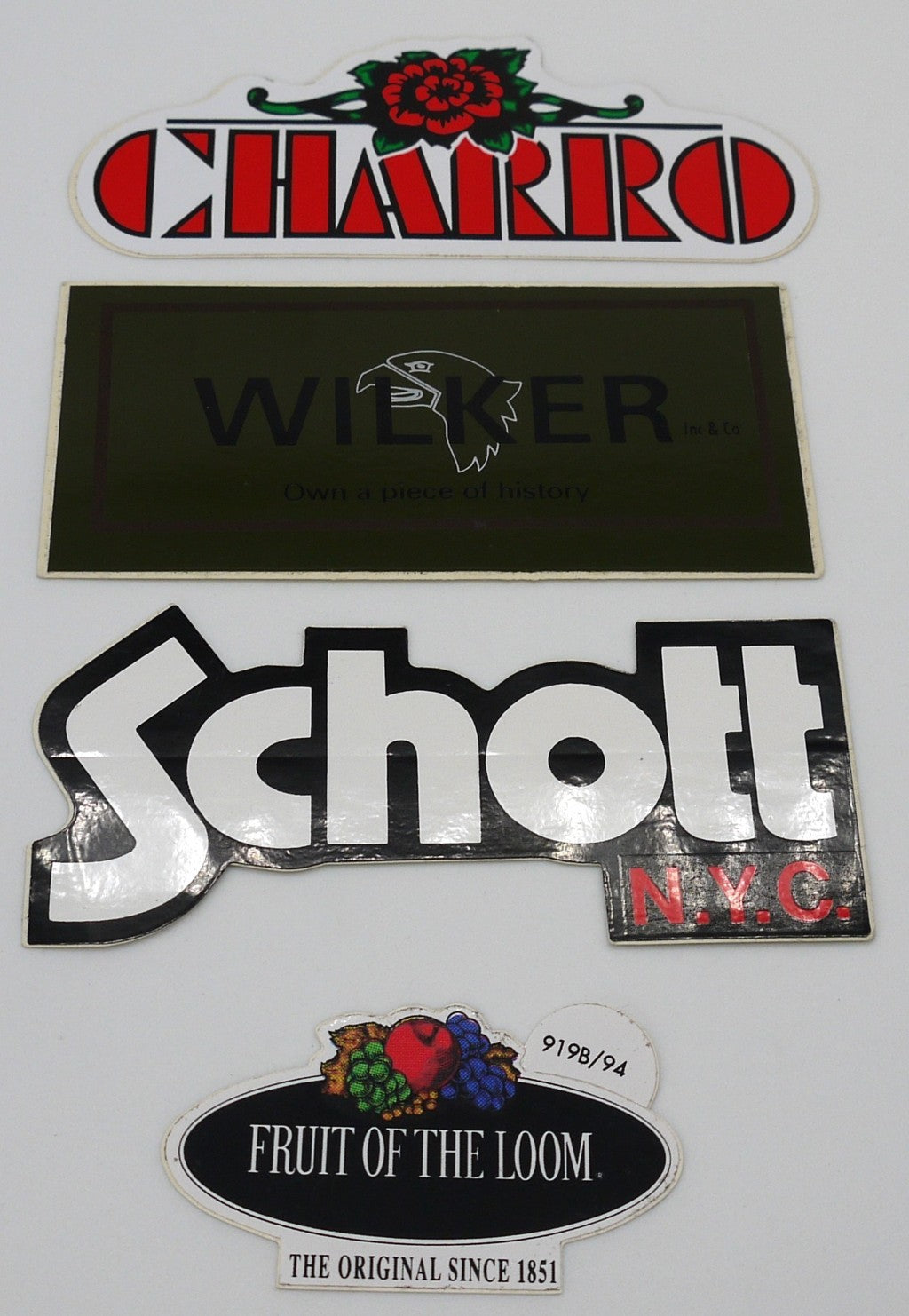 Original vintage stickers "Fashion Culture 80s" -10 pcs-