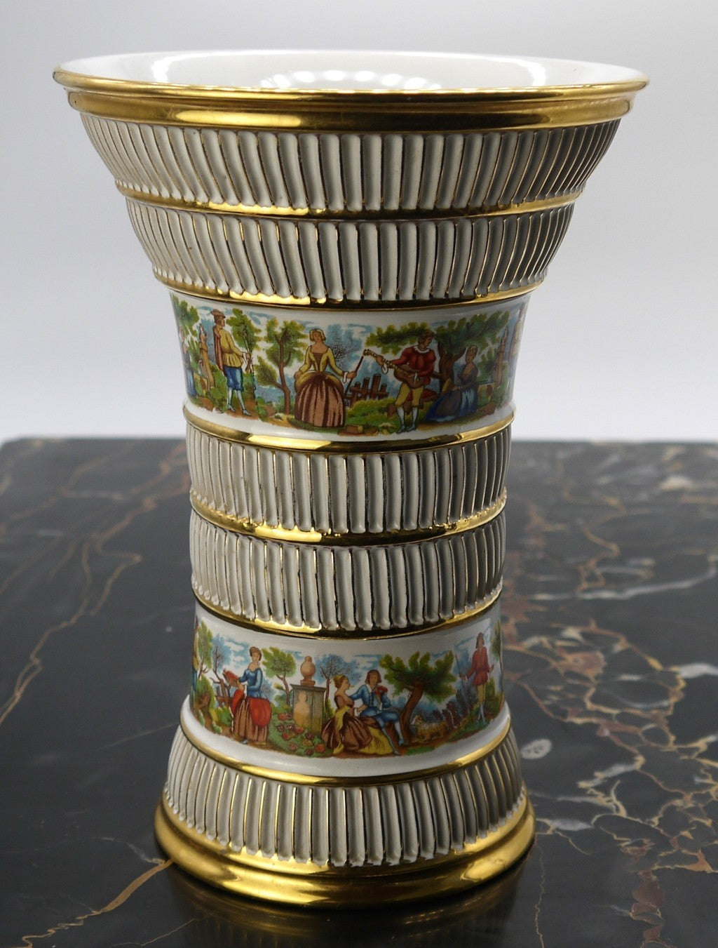 Vase d'intérieur "F" Ceramiche Fiorentine - Période : fin des années 1950