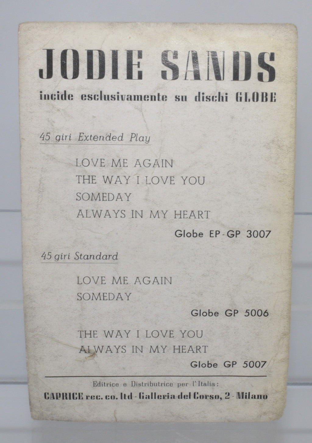 Jodie Sands, Frankie Avalon, Sergio Gariglio volantini Originali-Epoca:1950/60