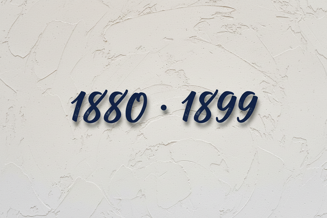 Epoca 1880-1899