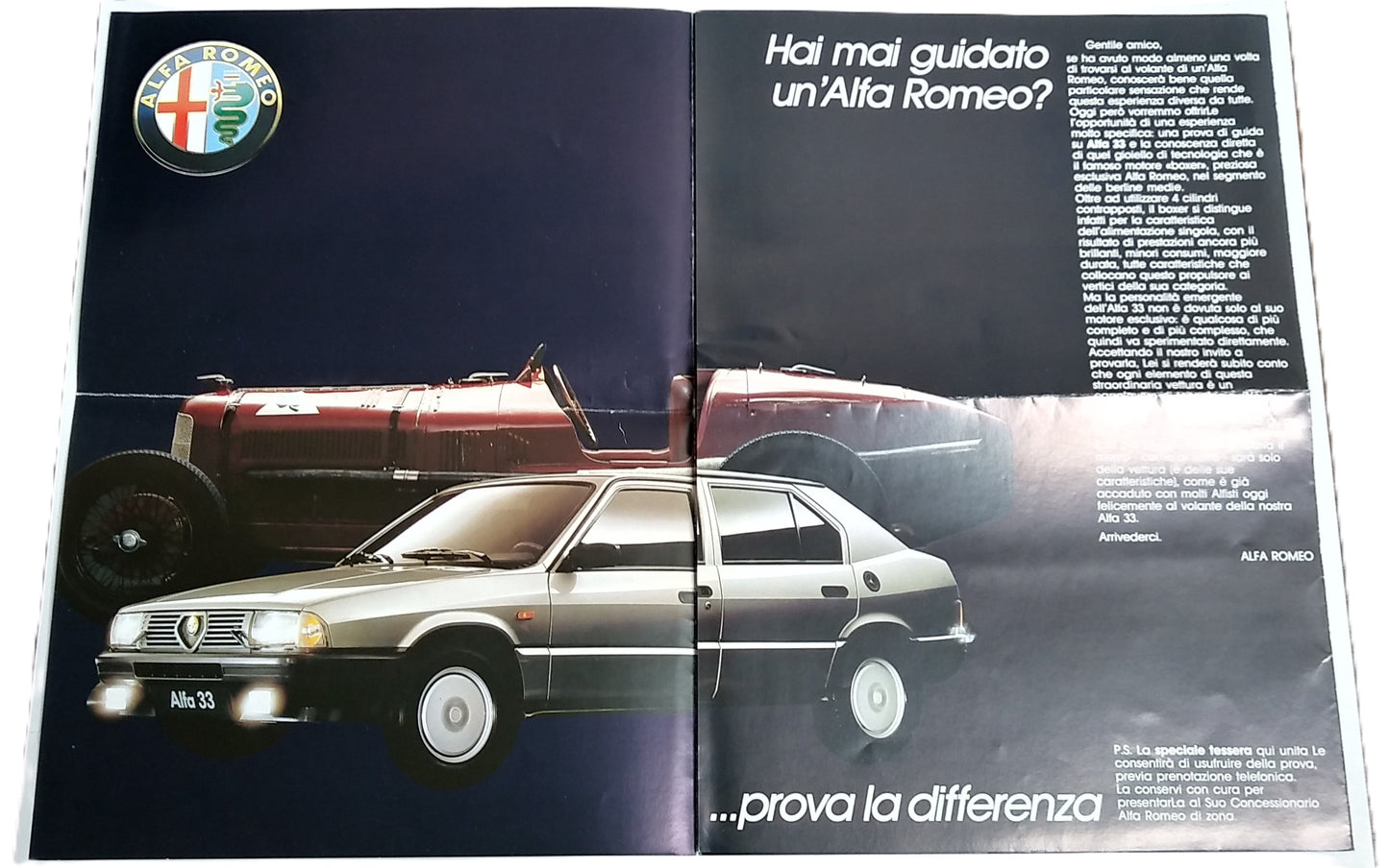 Alfa Romeo Lotto Brochure/Depliant Originali decennio 80/90