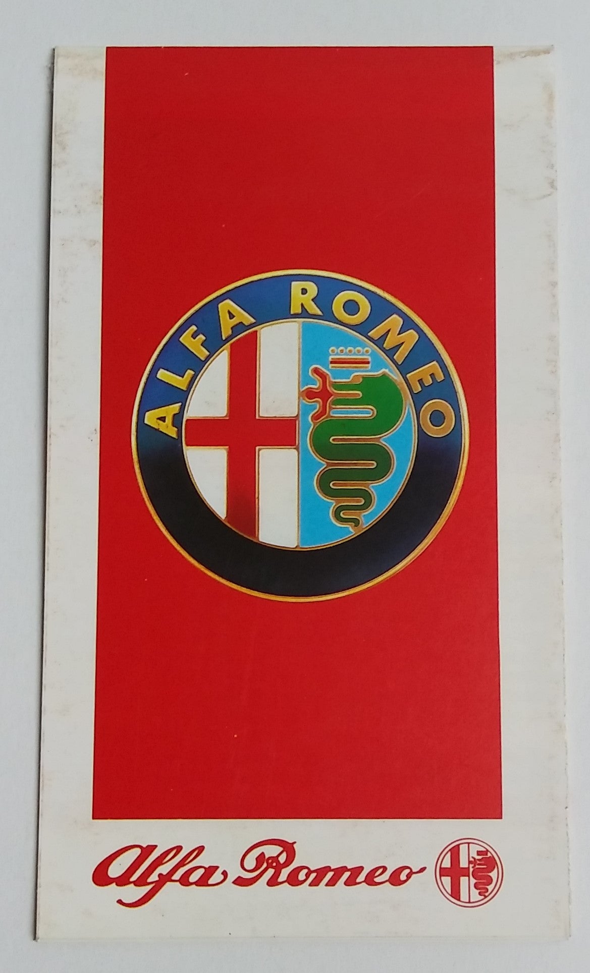 Alfa Romeo Lotto Brochure/Depliant Originali decennio 80/90