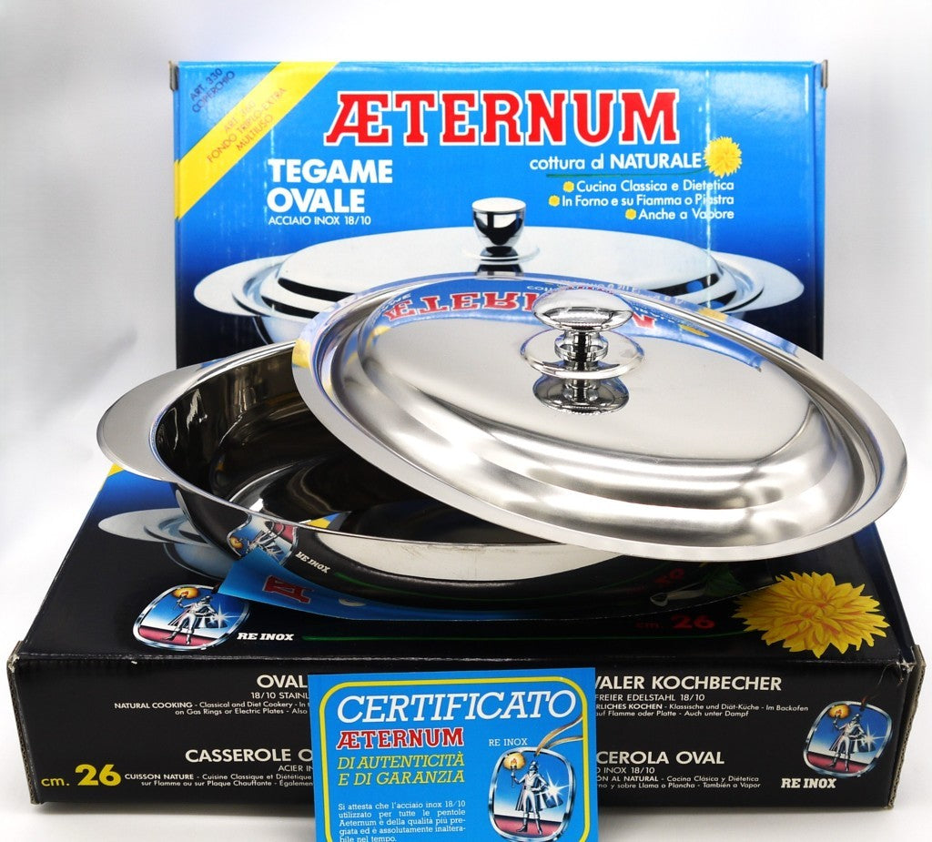 Tegame ovale con coperchio Aeternum 