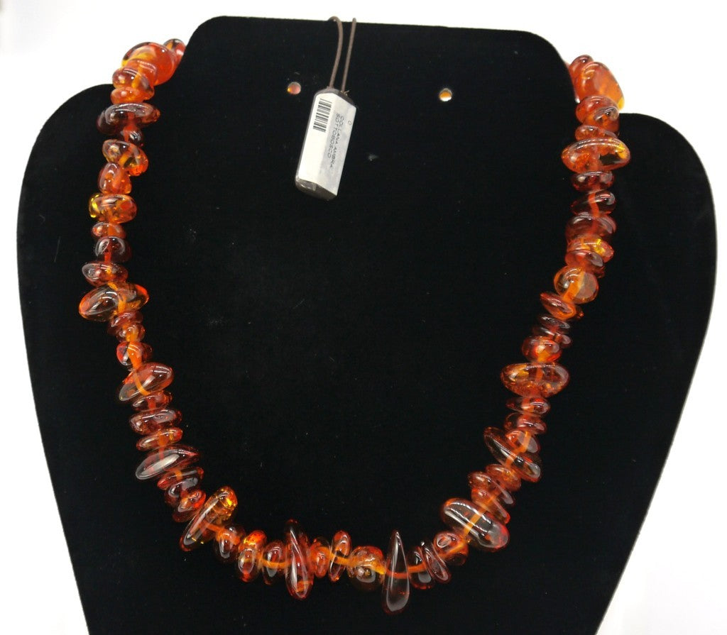 Collier fait main - Ambre Sottobosco - Ricorteka Precious par De Simone Gioielli