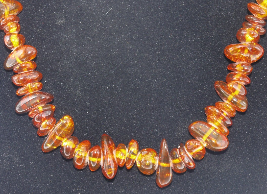 Collier fait main - Ambre Sottobosco - Ricorteka Precious par De Simone Gioielli