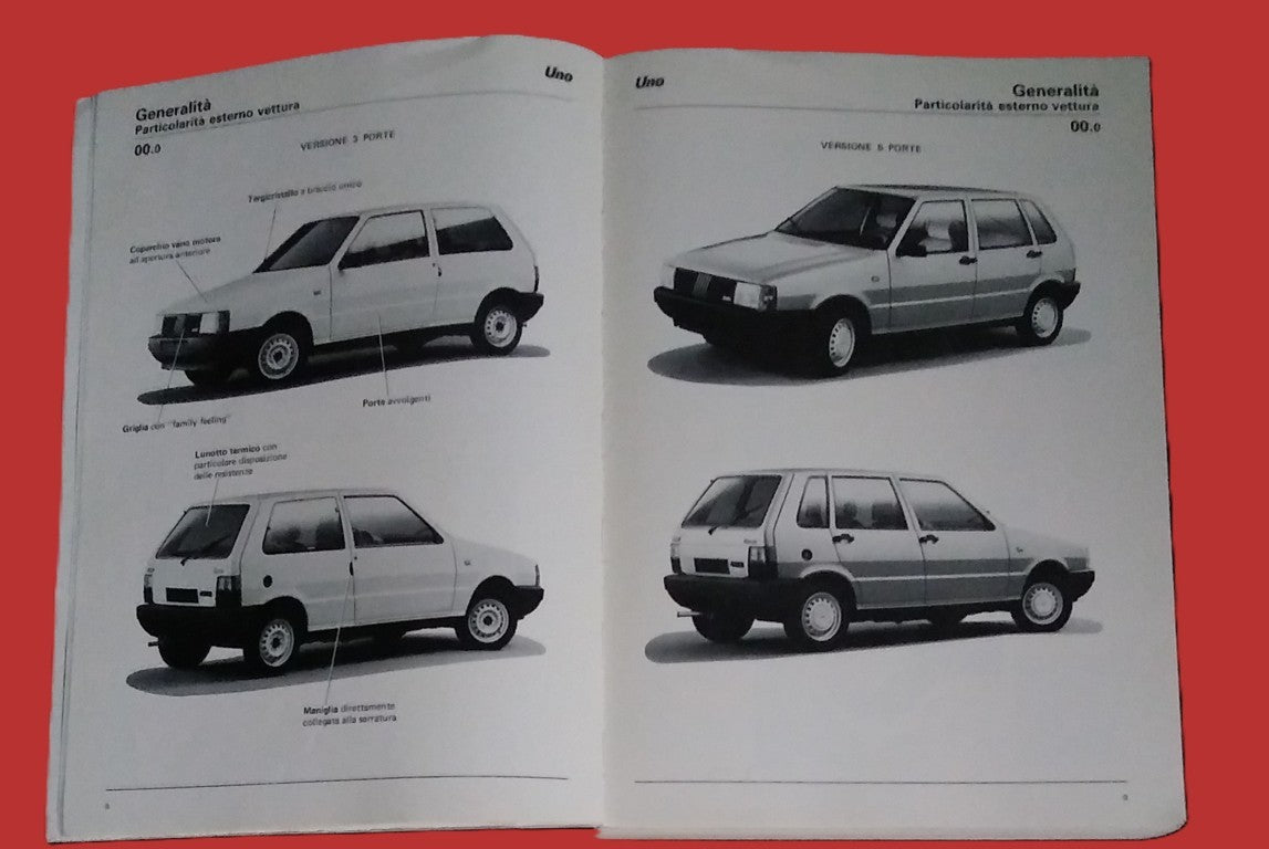 Manuel d'atelier d'origine Fiat Uno - Période : 1983