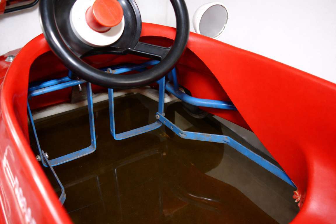 Pedal Car Ampatoys Ferrari F1 n.12 vintage vista interno