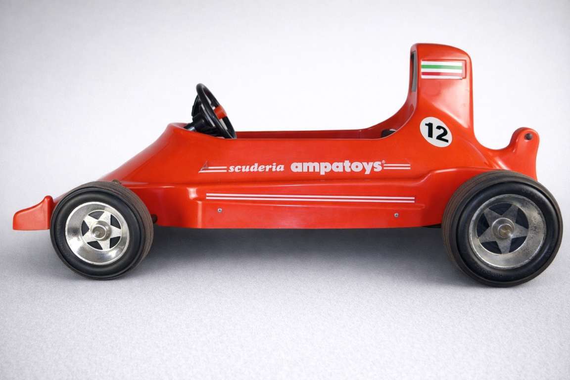 Ferrari F1 n.12 Ampatoys Pedal Car Vintage Epoca: Anni ’70/’80