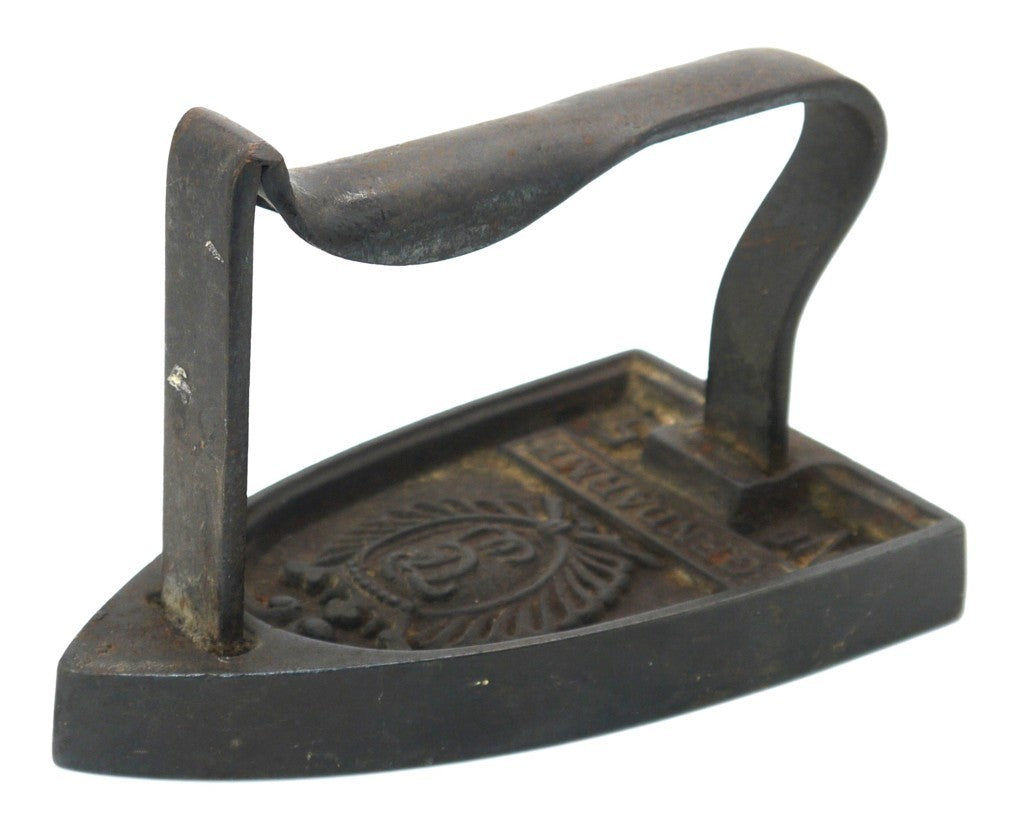 Ferro da Stiro Gendarme N°5 in Ghisa con Stemma Araldico Francia-Epoca: fine ’800