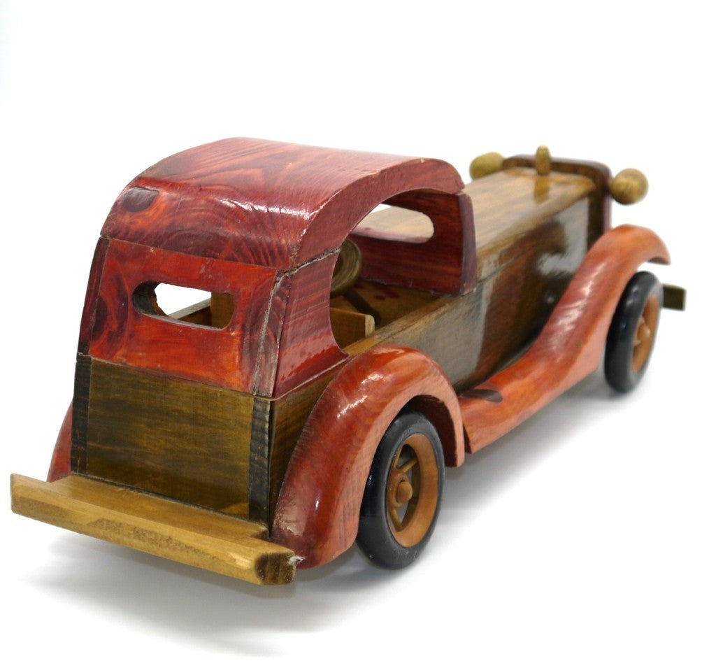 Automobile Giocattolo in Legno Intagliato – China-1993-handmade-dettaglio retro