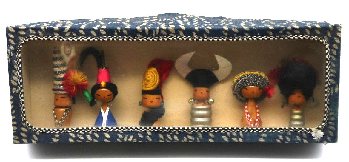 Bamboline folkloristiche Asiatiche-Epoca: anni 80