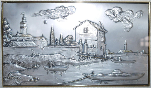 Paysage sur plaque d'argent de Castellani pour Acca-Epoca : 1999/2000