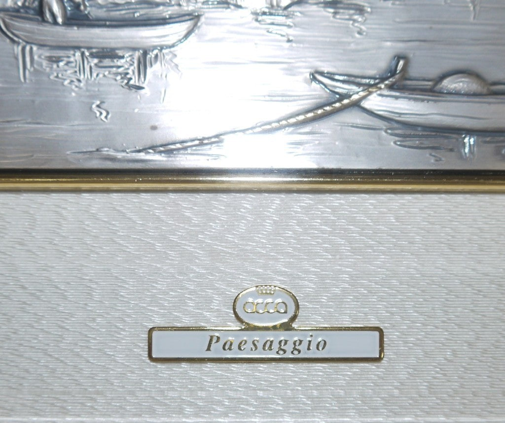 Paysage sur plaque d'argent de Castellani pour Acca-Epoca : 1999/2000