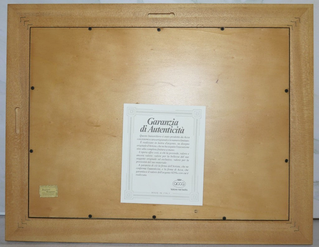 Paysage sur plaque d'argent de Castellani pour Acca-Epoca : 1999/2000