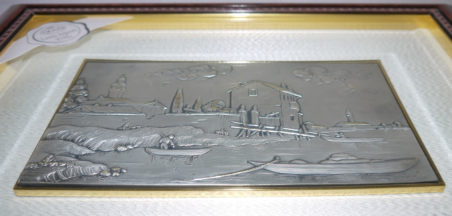 Paysage sur plaque d'argent de Castellani pour Acca-Epoca : 1999/2000
