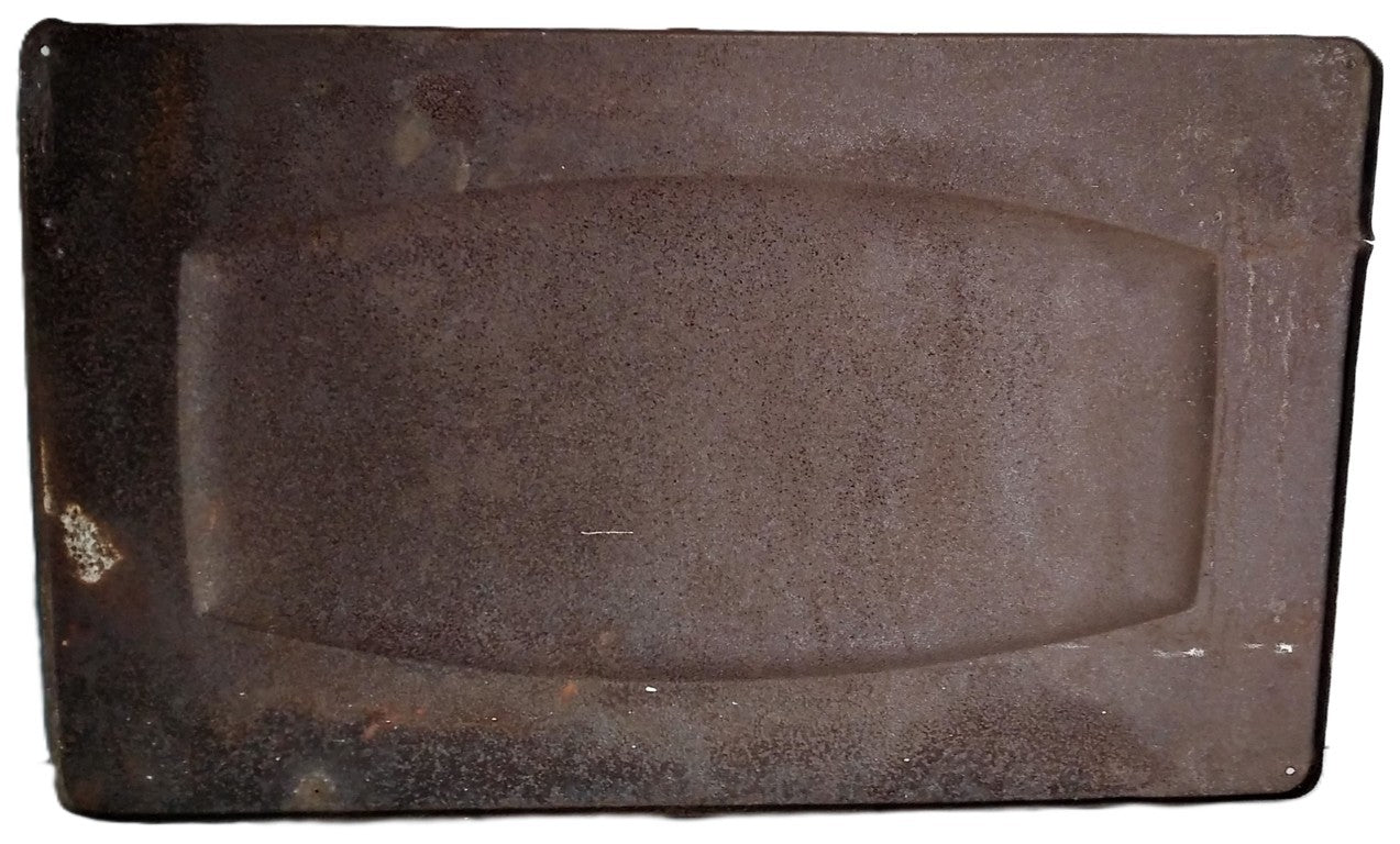 "Bevete Coca Cola"- Insegna pubblicitaria metallica Originale-Epoca: anni 50