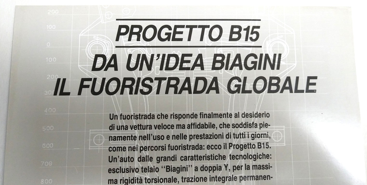 Flyer  Biagini Passo - Il Fuoristrada Globale dettaglio titolo