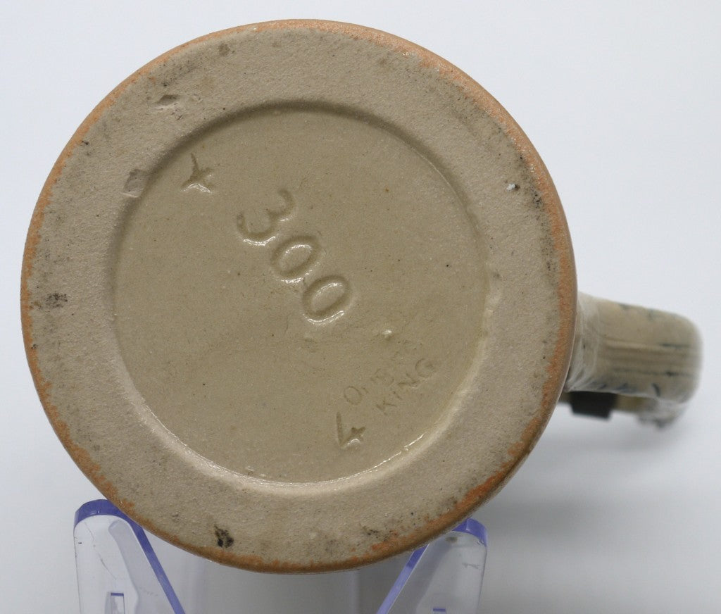 Boccale tradizionale per birra con coperchio e manico in Peltro -300cc-Epoca:1970/71