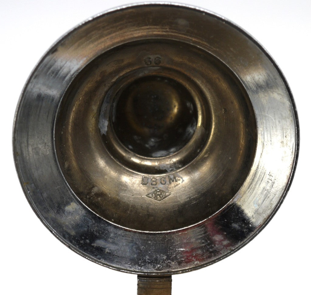 Boccale tradizionale per birra con coperchio e manico in Peltro -300cc-Epoca:1970/71