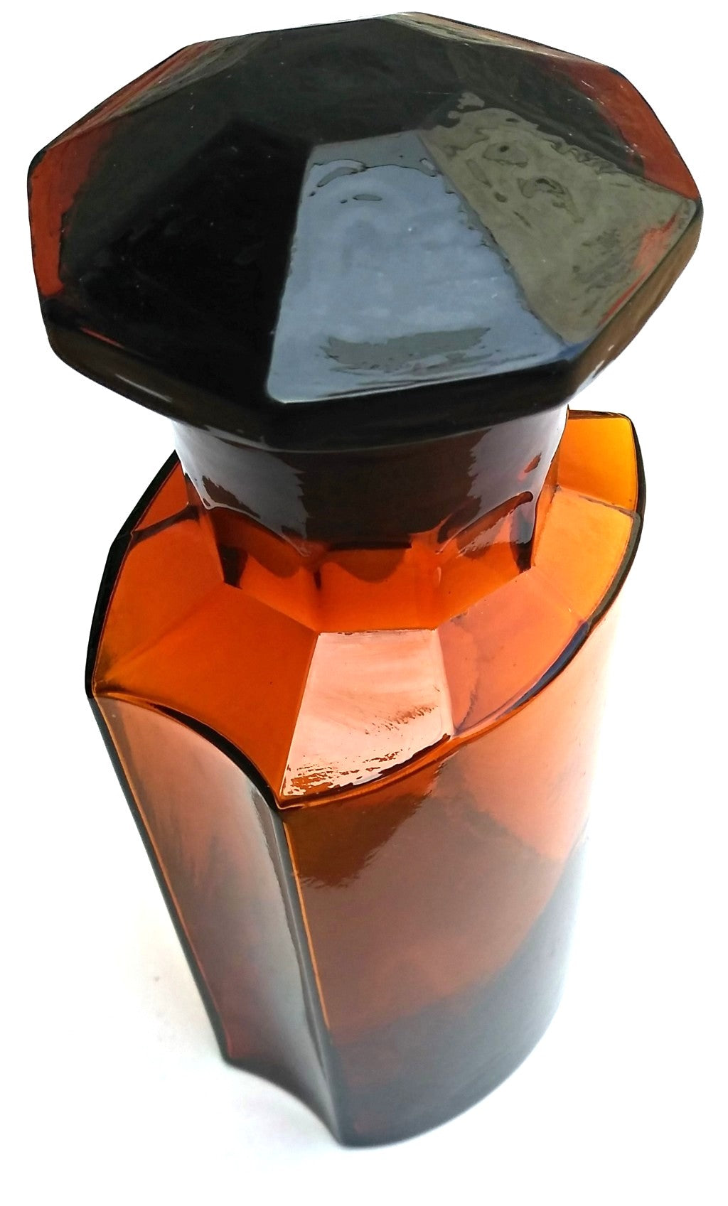 Antico contenitore/bottiglia Farmacia-Erboristeria-Epoca: anni 40/50