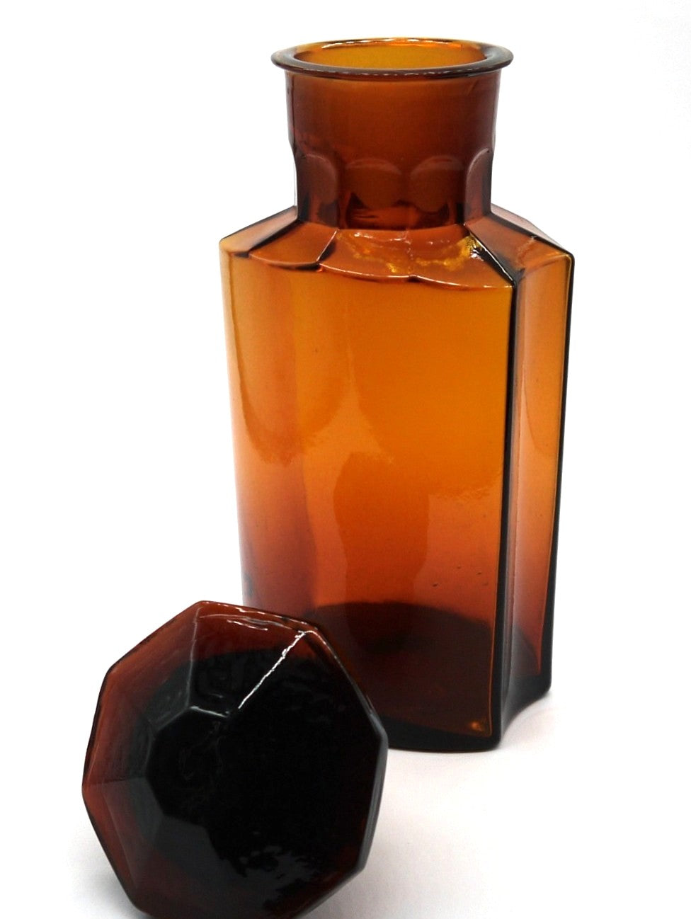 Antico contenitore/bottiglia Farmacia-Erboristeria-Epoca: anni 40/50