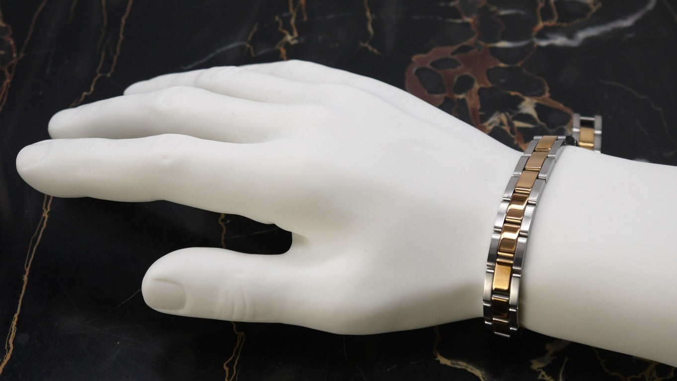 Gold Plated Steel Bracelet -Not I'M-