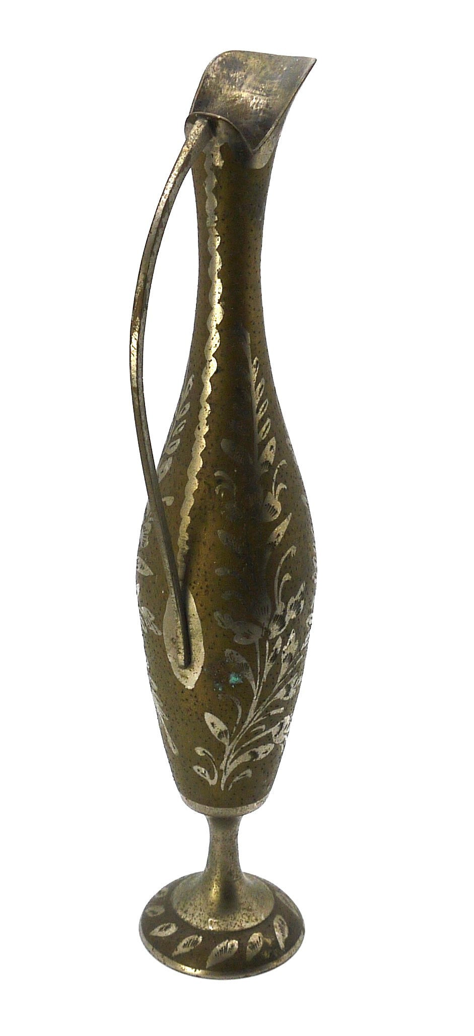 Petit pichet en métal fabriqué en Inde - Période : 1975