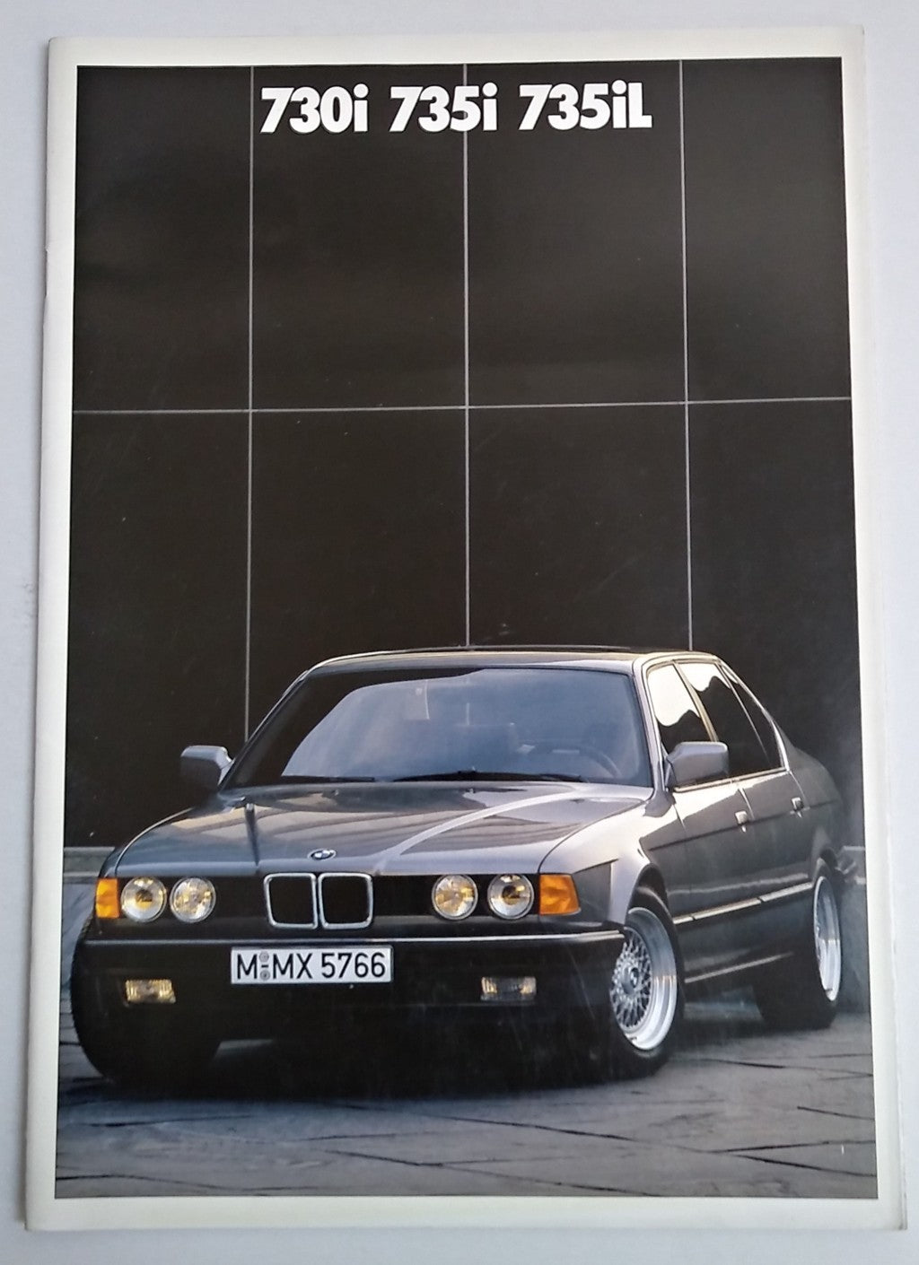 Lot de brochures/dépliants BMW d'origine - Période : années 1980/1990