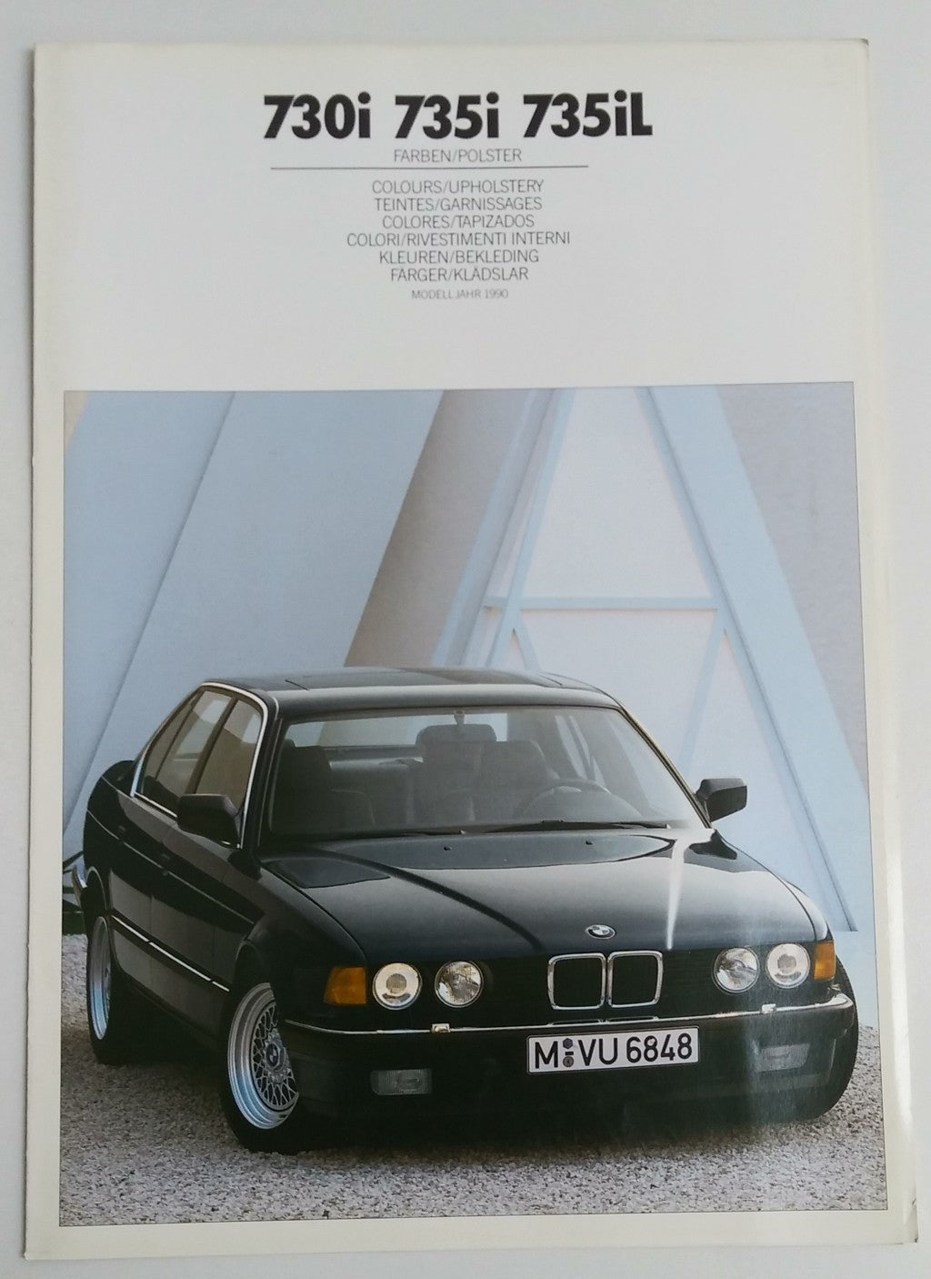 Lot de brochures/dépliants BMW d'origine - Période : années 1980/1990