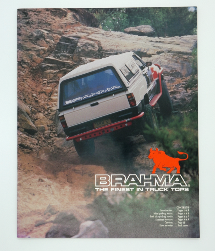Brahma - The Finest in Truck Tops copertina fronte