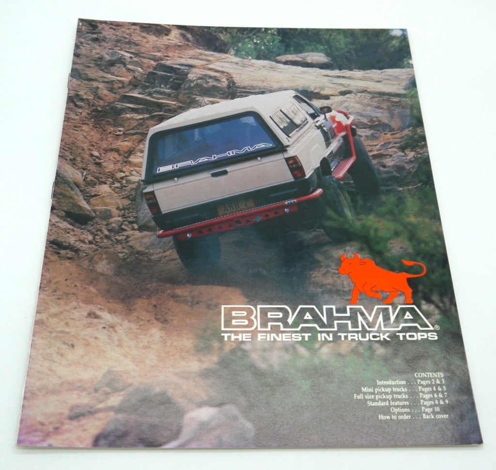 Brahma - The Finest in Truck Tops dettaglio copertina fronte