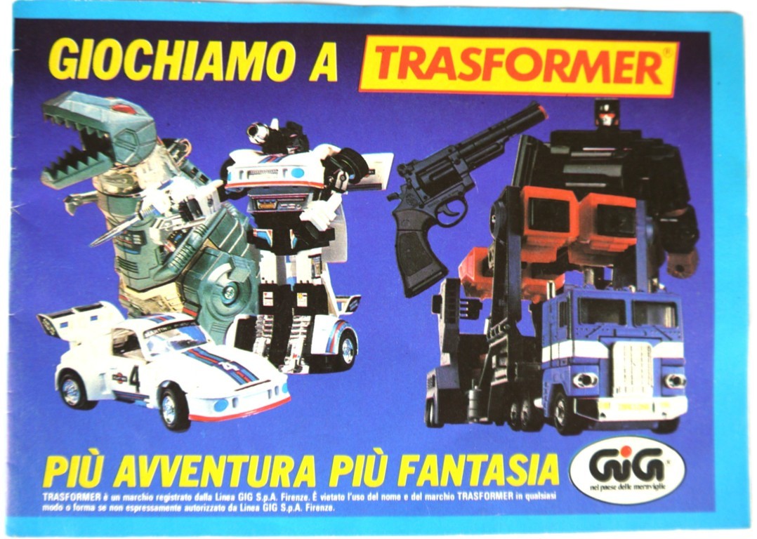 Giochiamo a Trasformer - Più avventura più fantasia-vista copertina  frontale