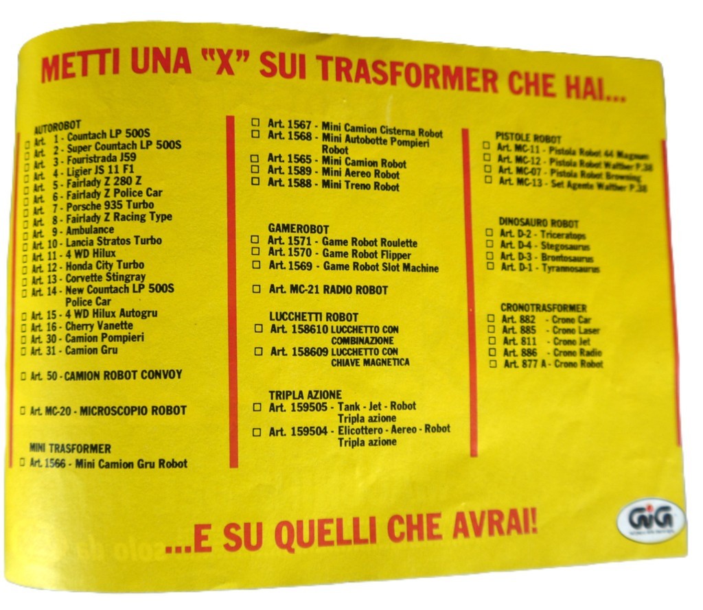 Giochiamo a Trasformer - Più avventura più fantasia-vista ultima pagina intonsa