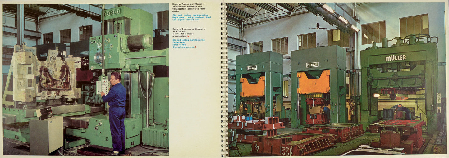 Brochure O.S.I Stampaggi Industriali Torino-Epoca: 1960-1970
